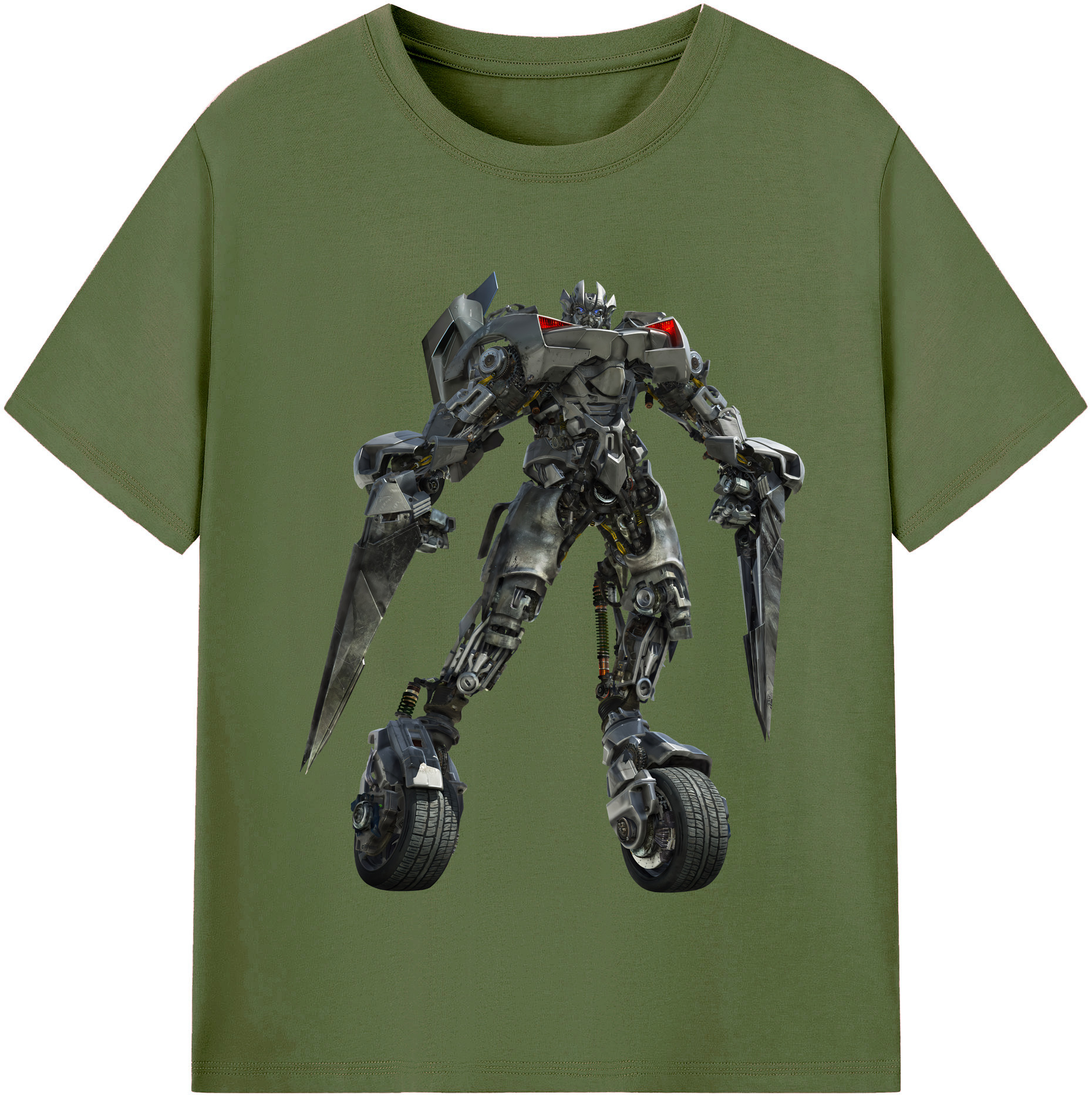 （画像用） Transformers トランスフォーマー 綿100％半袖Tシャツ（フロントプリント）